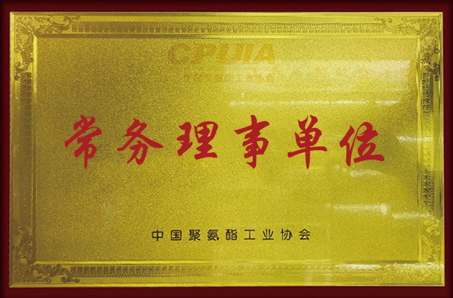 中國聚氨酯工業(yè)協(xié)會常務理事單位